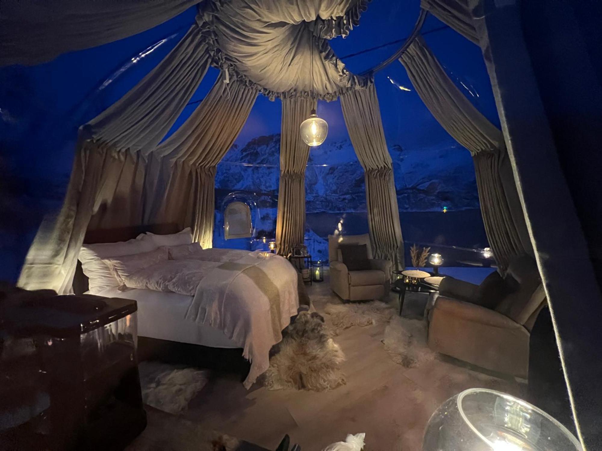 Lofoten Glampingdome Myrland Esterno foto