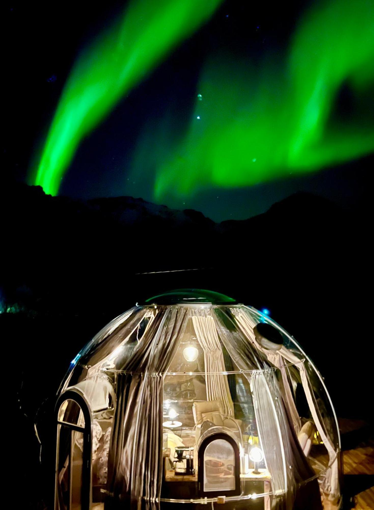 Lofoten Glampingdome Myrland Esterno foto